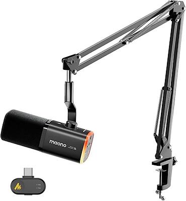 dji mic 1: Maono PD100W — беспроводной динамический микрофон для стриминга — 2