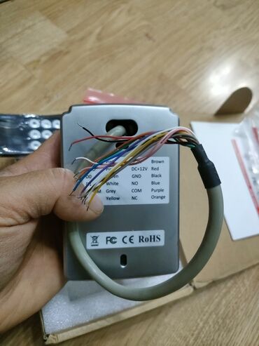 Видеонаблюдение: Считыватель отпечатков пальцев и карт, металлический — 2