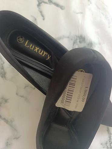 lux: Классические женские туфли-лодочки Luxury - Цвет: черный - Размер: 36 — 2