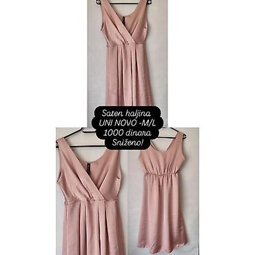 cloudtec patike: Saten haljina u puder‑roze boji, elegantnog, lagano sjajnog — 2