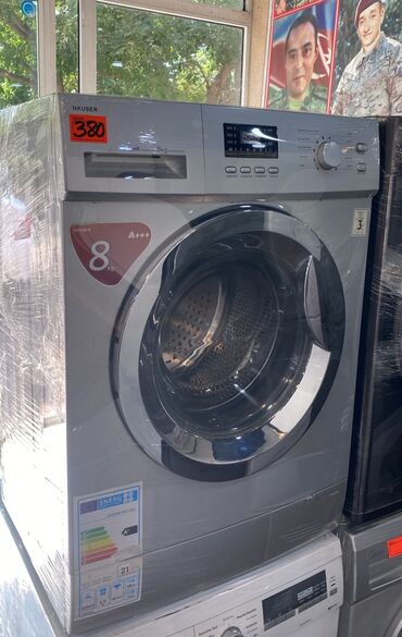 Paltaryuyan maşınlar: Paltaryuyan maşın Haier, 8 kq, İşlənmiş, Avtomat, Qurutma var, Kredit yoxdur, Ödənişli çatdırılma