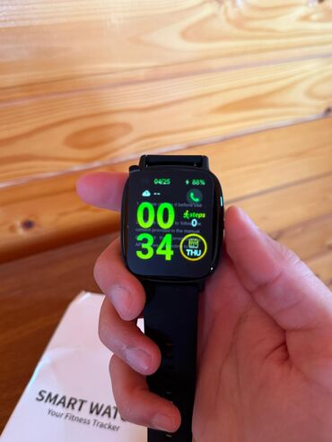 Smart saatlar: Yeni, Smart saat, Smart, Sensor ekran, rəng - Qara