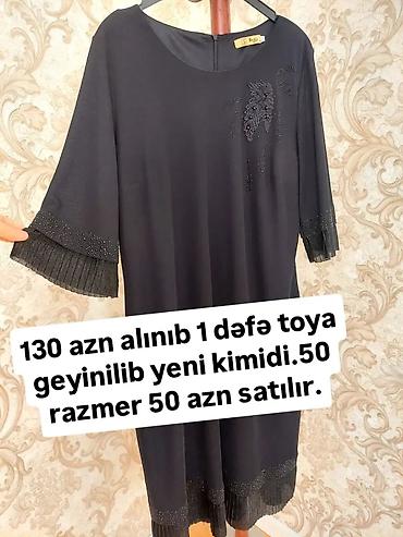 Qadın qara ziyafət donu - Brend: S.A.B.A (etiketdə göstərilir) - lalafo.az -da Qadın qara ziyafət donu - Brend: S.A.B.A (etiketdə göstərilir) -
