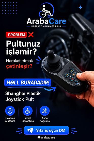 Инвалидные коляски: Əlil arabaları üçün ehtiyat hissələri və aksesuarlar 🔹 Joystick — 2