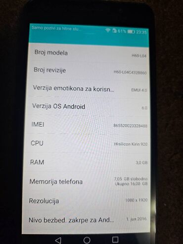 Honor: Honor 6A, bоја - Crna na lalafo.rs — 7 Honor: Honor 6A, bоја - Crna — 7