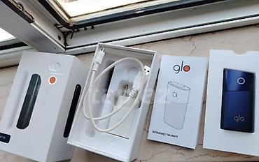 cubuqlar: Glo tütün qızdırma cihazı – Blue rəng Məhsulun tərkibi: - Glo cihazı — 1