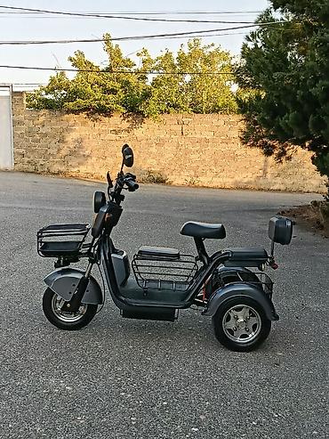 4 teker atv: Elektrik üçtəkərli skuter - Güclü elektrik mühərriki və sakit işləmə — 7