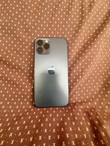 купить чехол на айфон 12: IPhone 12 Pro Max, Колдонулган, 128 ГБ, Графит, 74 %