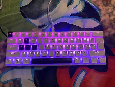 Masaüstü kompüterlər və komponentlər: Rampage Radiant K11 kompak tənzimlənən RGB işıqlı klaviatura blue — 3