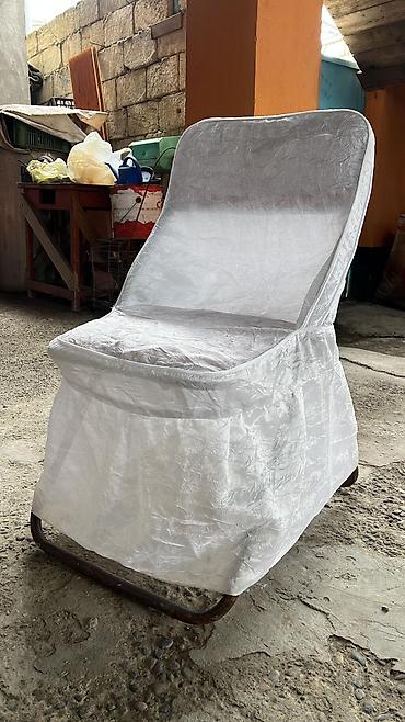 Metal karkaslı qatlanan stul - Material: möhkəm metal çərçivə, yumşaq