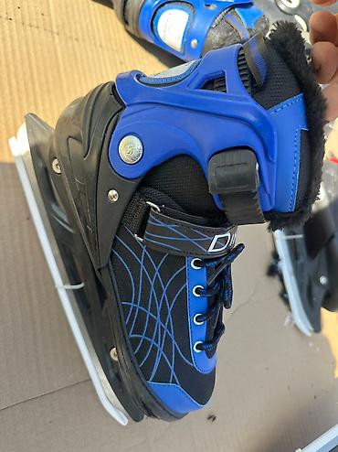 Коньки: Хоккейные, 37.5, 39.5, 38, Новый — 8