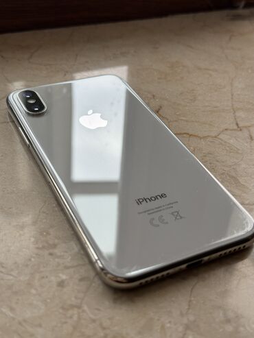 iphone x qiymeti kontakt home: IPhone X, 256 GB, Gümüşü