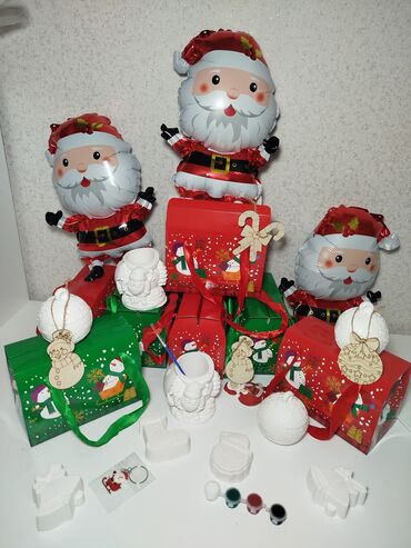 Bayram üçün digər mallar: Yeni il temalı yaradıcılıq dəsti Tərkibi: - Gipsdən hazırlanmış Şaxta — 5