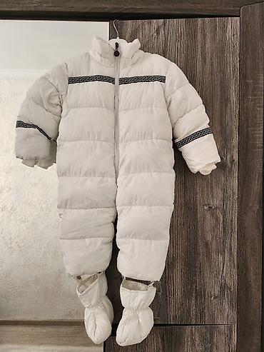 монклер футболка: Детский зимний комбинезон Moncler, белый.Размер 80.Длинна 70см. 8-12 — 1