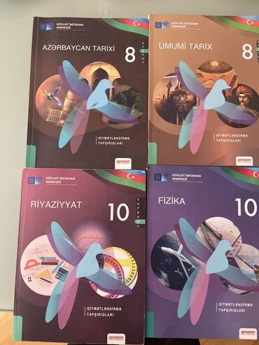 8ci sinif: Dərsliklərdən ibarət dəst: Azərbaycan Tarixi 8-ci sinif, Ümumi Tarix