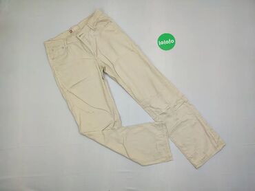 Spodnie, M (EU 38), stan - Dobry, wzór - Jednolity kolor, kolor - Beżowy