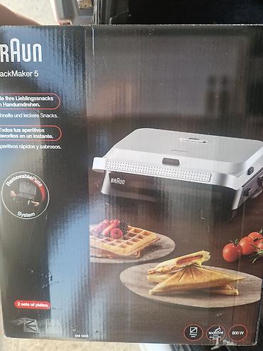 Satılır, təzə. Braun SnackMaker 5 – sendviç və vafli aparatıdır. - 2