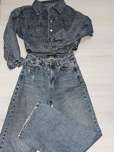 dest geyimler: Denim geyim dəsti və fərqli cins gödəkçələr 1) Denim dəst 15 - Üst — 1