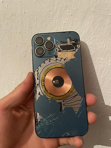 IPhone 12 Pro, 6.1" - Цвет: Pacific Blue - Тройная камера с LiDAR at lalafo.kg IPhone 12 Pro, 6.1" - Цвет: Pacific Blue - Тройная камера с LiDAR