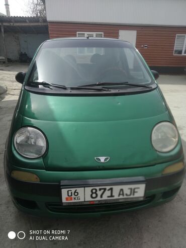 Daewoo: Daewoo Matiz: 2001 г., 0.8 л, Механика, Бензин, Хэтчбэк