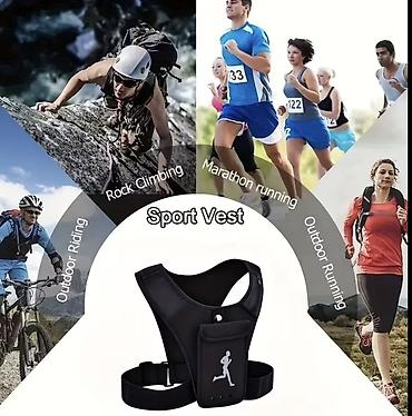 velosiped çanta: Idmançı sinə çantası – çoxfunksiyalı qaçış gödəkçəsi - Rahat və — 3
