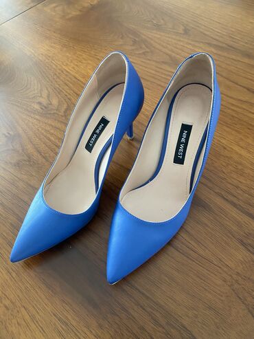 Tuflilər, Nine West, Ölçü: 36, rəng - Göy, İşlənmiş
