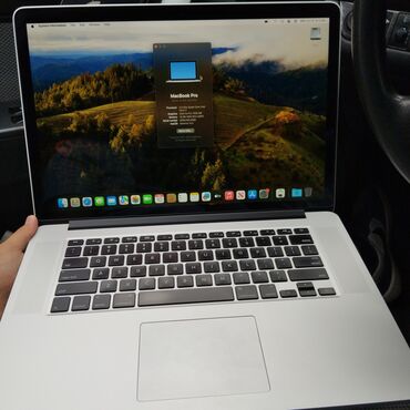 озу: Ноутбук, Apple, 16 ГБ ОЭТ, Intel Core i7, 15.4 ", Колдонулган, Татаал эмес тапшырмалар үчүн, эс тутум SSD