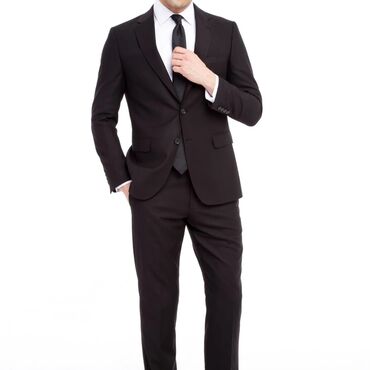 мужской костюм: Костюм M (EU 38), цвет - Черный