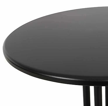 dvokrilni ormar forma ideale: Okrugli baštenski/stolni sto – metal, prečnik 60 cm - Dimenzije — 2