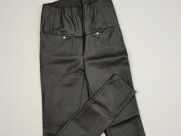 krótkie obcisłe spodenki: By o la la. !, Leggings Eco-leather for women, size XS (EU 34)