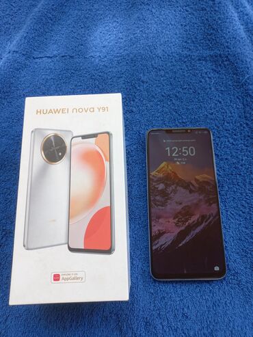 telefon nömrələri satışı: Huawei nova Y91, 256 GB, rəng - Boz, İki sim kartlı