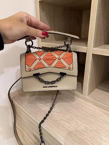 Çantalar: Original Karl Lagerfeld çanta Avropadan alınıb. Çox az istifadə — 5