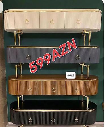 tvi alti: Mebel TV tumba/komod – modern və zərif dizayn - Oval formalı — 1