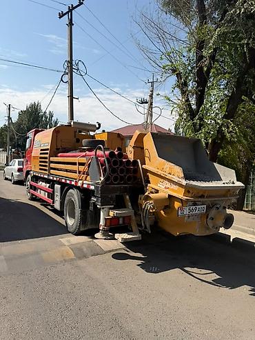 промышленные полы: Услуга: Автобетононасос (стационарный насос на шасси) для прокачки — 2