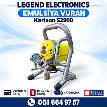 emusya vuran: Elan başlığı: Karlson S2900 emulsiya vuran, boya aparatı Karlson — 1