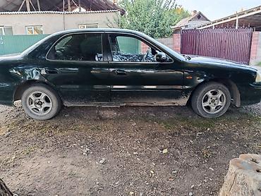 daewoo lanos 1: Седан тёмно‑зелёного цвета, 4 двери. Кузов классической формы конца — 3