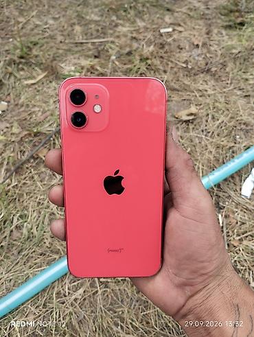 Мобильные телефоны и аксессуары: IPhone 12, Б/у, 64 ГБ, Красный, 84 % — 2