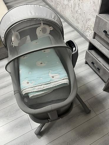 Детская мебель: Люлька, Новый, Колыбель, Переноска, Качалка, цвет - Серый, Самовывоз — 2