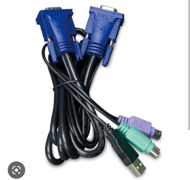 usb kabel: ATEN 2L-5503UP PS2 Male to USB Male KVM Cabel Çoxlu sayda var həm
