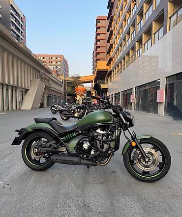 Мотоциклы: Чоппер Kawasaki, 650 куб. см, Бензин, Взрослый, Б/у — 11