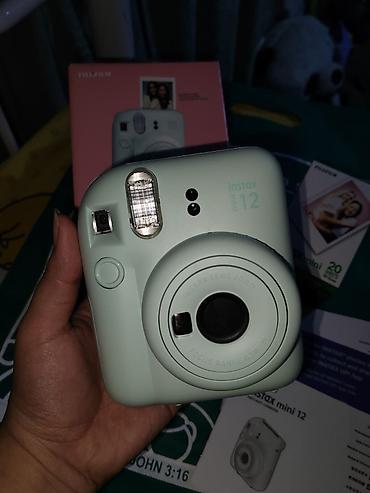 nlt plus electronics: Fujifilm Instax Mini 12 – ani fotoaparat - Rəng: Açıq mavi/mentol - — 1