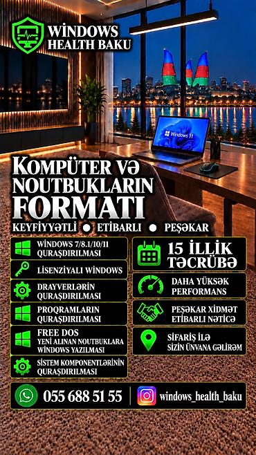 Kompüter və Noutbukların Formatı ✔ Kompüter və noutbukların formatı ✔