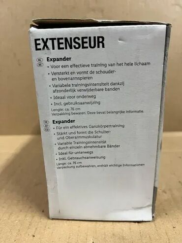Rekviziti za vežbanje: Ekspander CRIVIT; Za efikasan trening celog telaJača i tonira mišiće — 10
