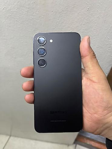 Уюлдук телефондор жана аксессуарлар: Samsung Galaxy S23, Колдонулган, 256 ГБ, түсү - Кара, eSIM — 3