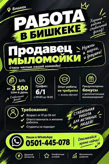 швейный цех бишкек: Требуется Продавец-консультант График: Шестидневка, Обучение, Полный рабочий день — 1