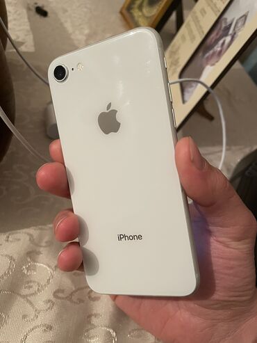 i̇phone 5c: IPhone 8 | 64 GB Ağ | Zəmanət, Barmaq izi, Simsiz şarj