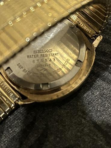 sa staklom: Seiko muški ručni sat – automatik, Japan - Mehanizam: automatski — 2