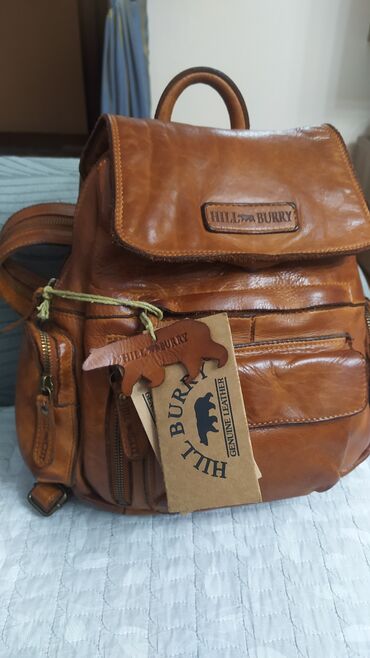 Рюкзаки: Рюкзак Hill Burry из натуральной кожи - Материал: натуральная кожа — 1