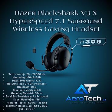 tank x: Razer BlackShark V3 X HyperSpeed 7.1 Surround Wireless Gaming Headset — 1