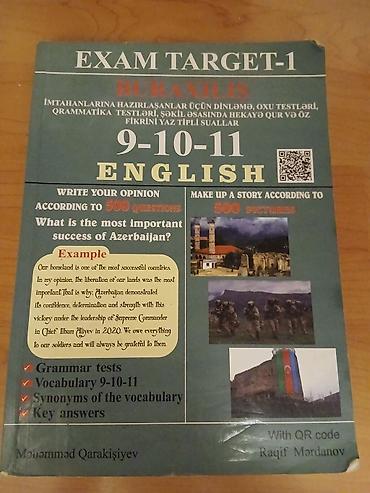 Школьные учебники: Məhsul: EXAM TARGET-1 – English (9-10-11) Təsvir: - 9–11-ci siniflər — 1